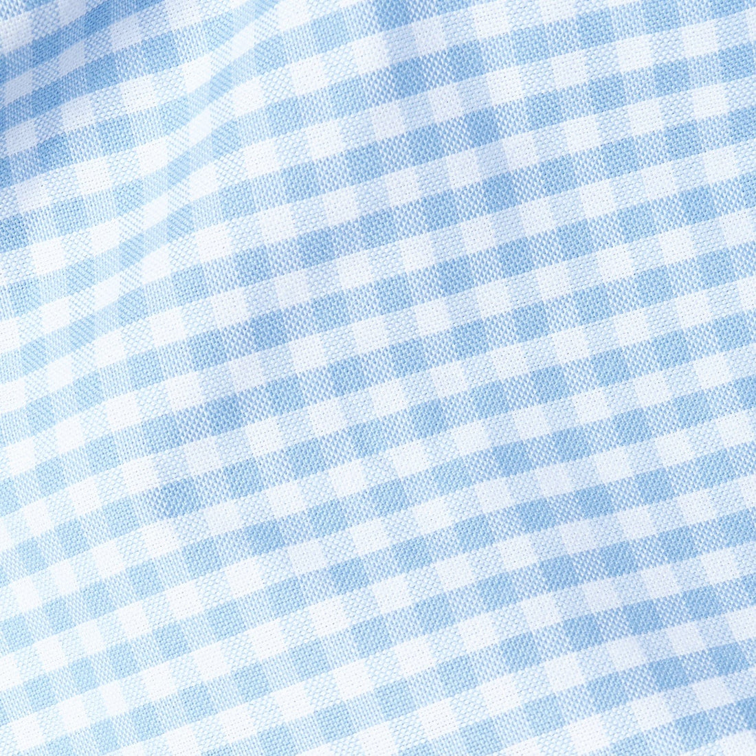 Little English blue and white gingham fabric for spring