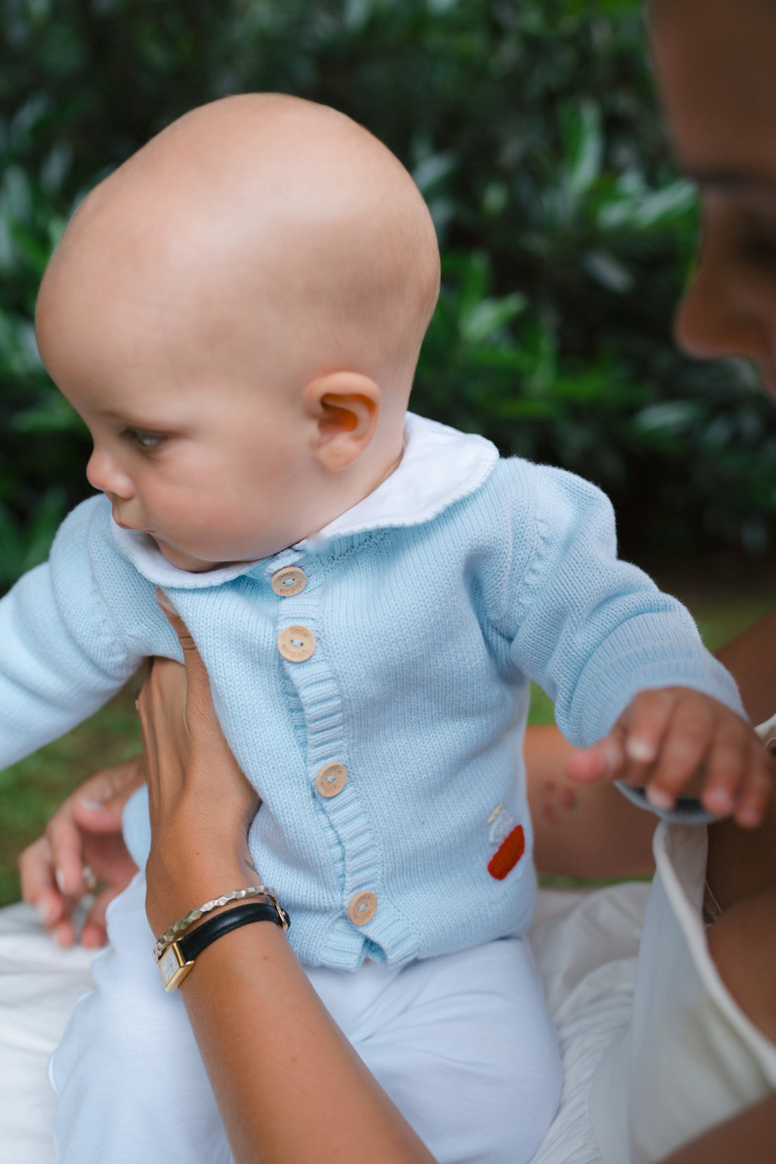 Sailboat Crochet Cardigan for Baby Little English