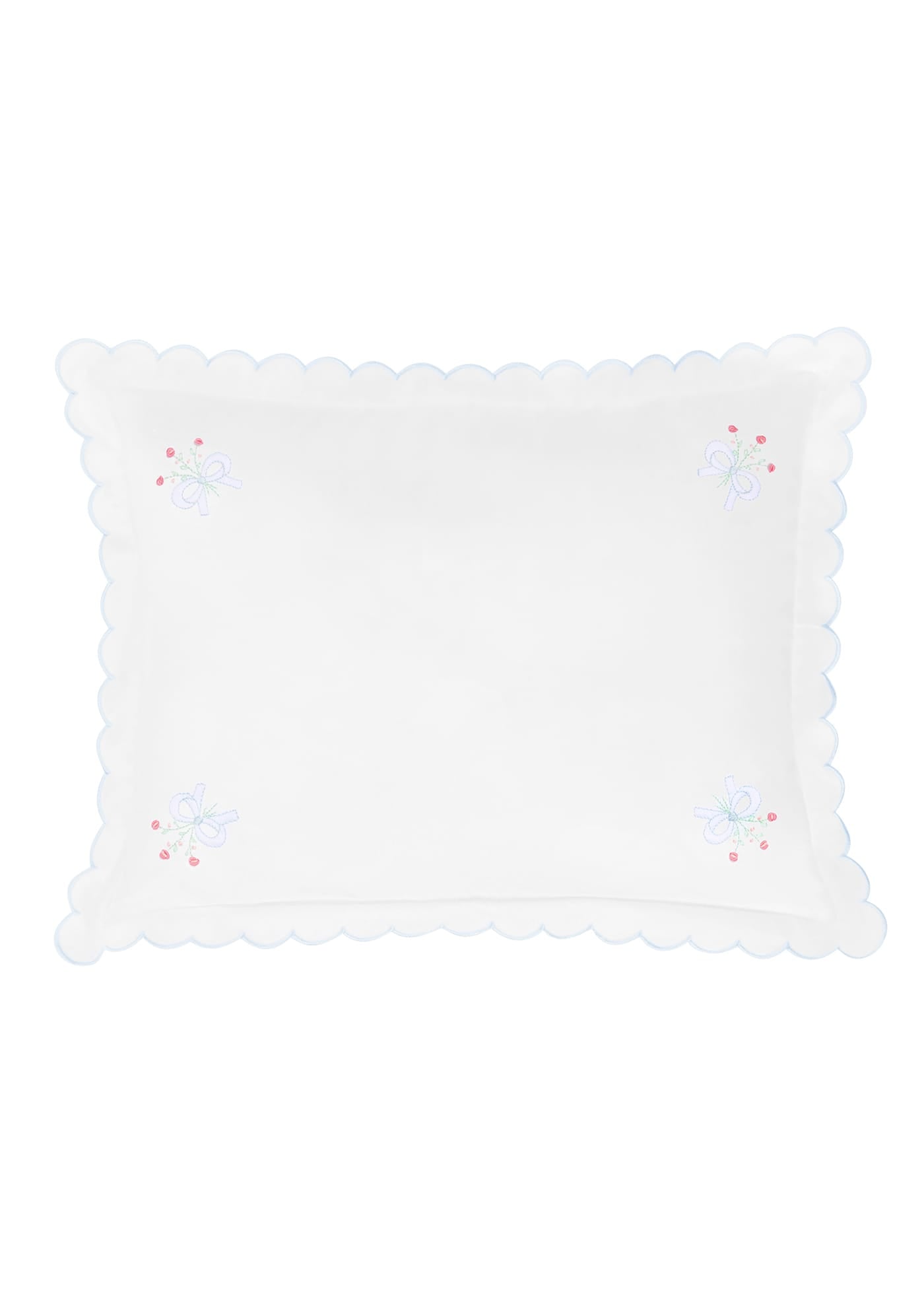 Blush Scallop Baby Pillowcase - Nursery Gifts – Little English