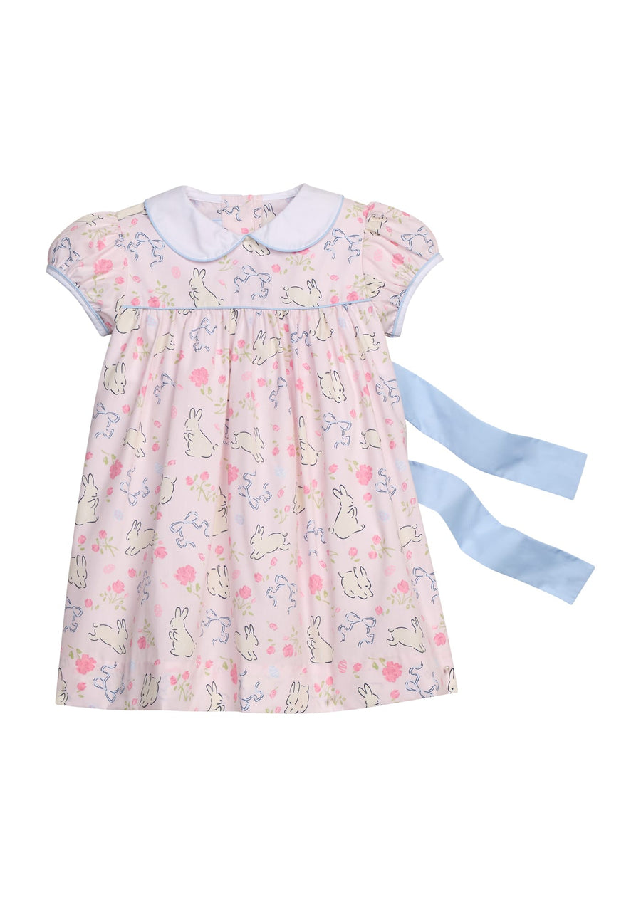 Little English | Bunny Blooms Short Sleeve Natalie Dress