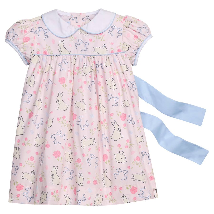 Bunny Blooms Short Sleeve Natalie Dress