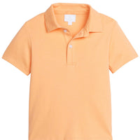 Little English traditional children's clothing.  Classic orange short sleeve polo for boys for Spring