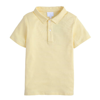 Bailey Boys Short Sleeve Polo, Yellow main image 1