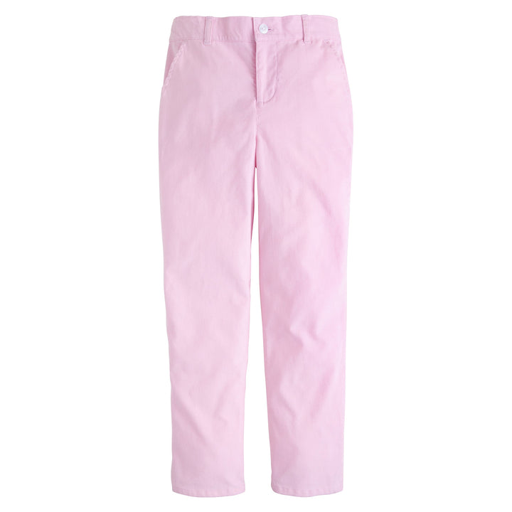 little english classic childrens clothing girls light pink corduroy skinny pant