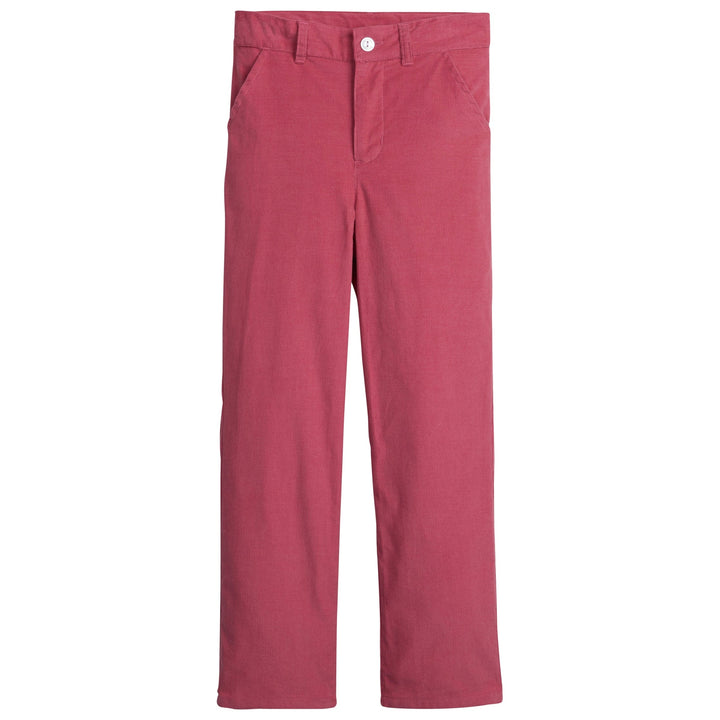little english classic childrens clothing girls rose colored corduroy pant