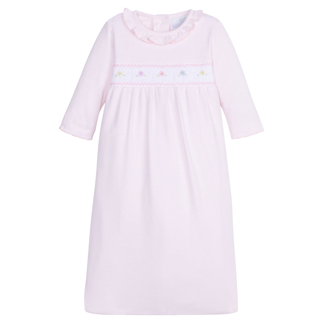 Flowers Gown - Smocked Baby Girl Clothes Little English Flowers Gown - Smocked Baby Girl Clothes Little English