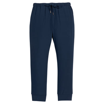 little english classic children's clothing boys comfy navy sport pant with draw string waist