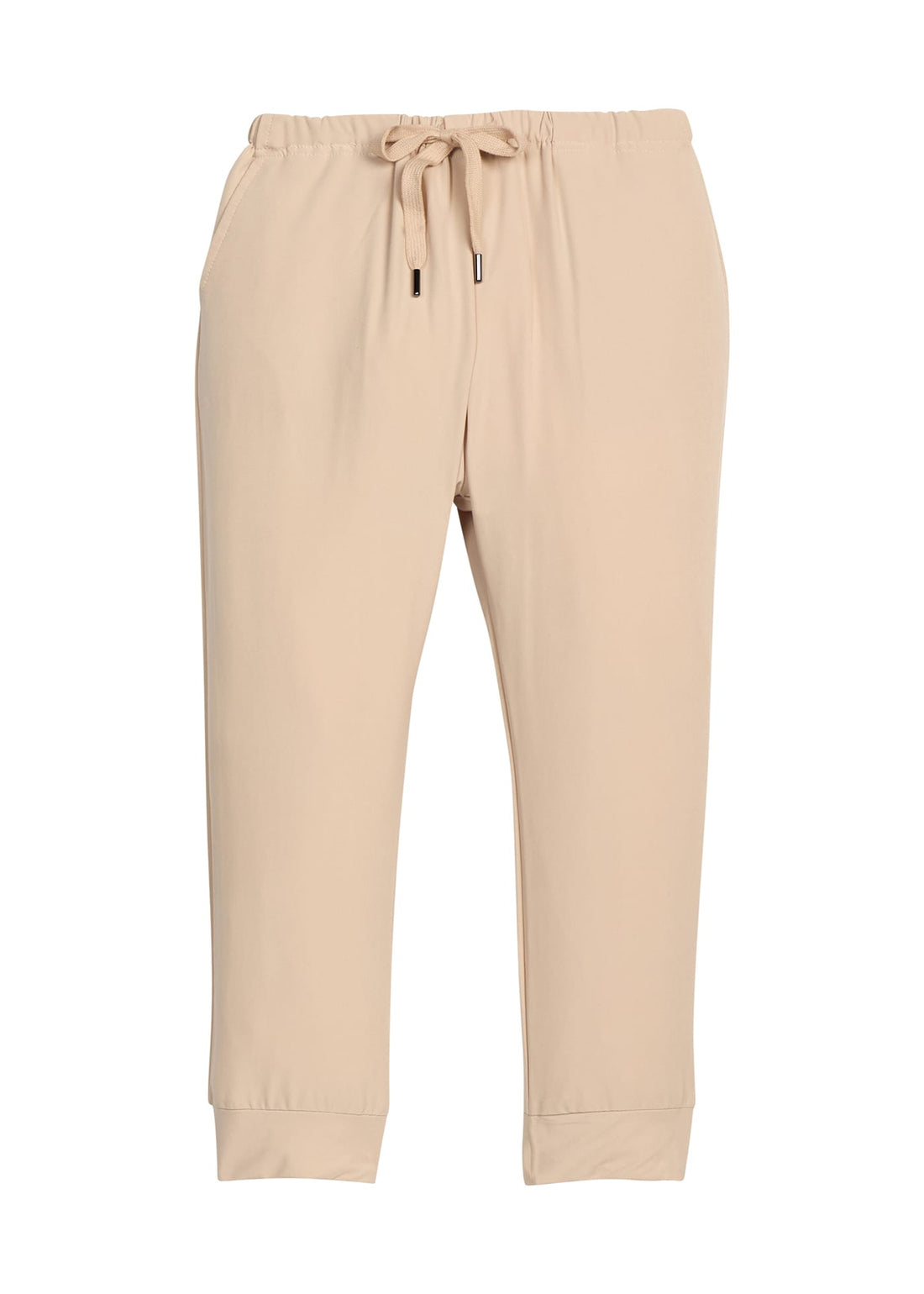 Little English classic sport pant in khaki with a drawstring waist, performance jogger for little boys