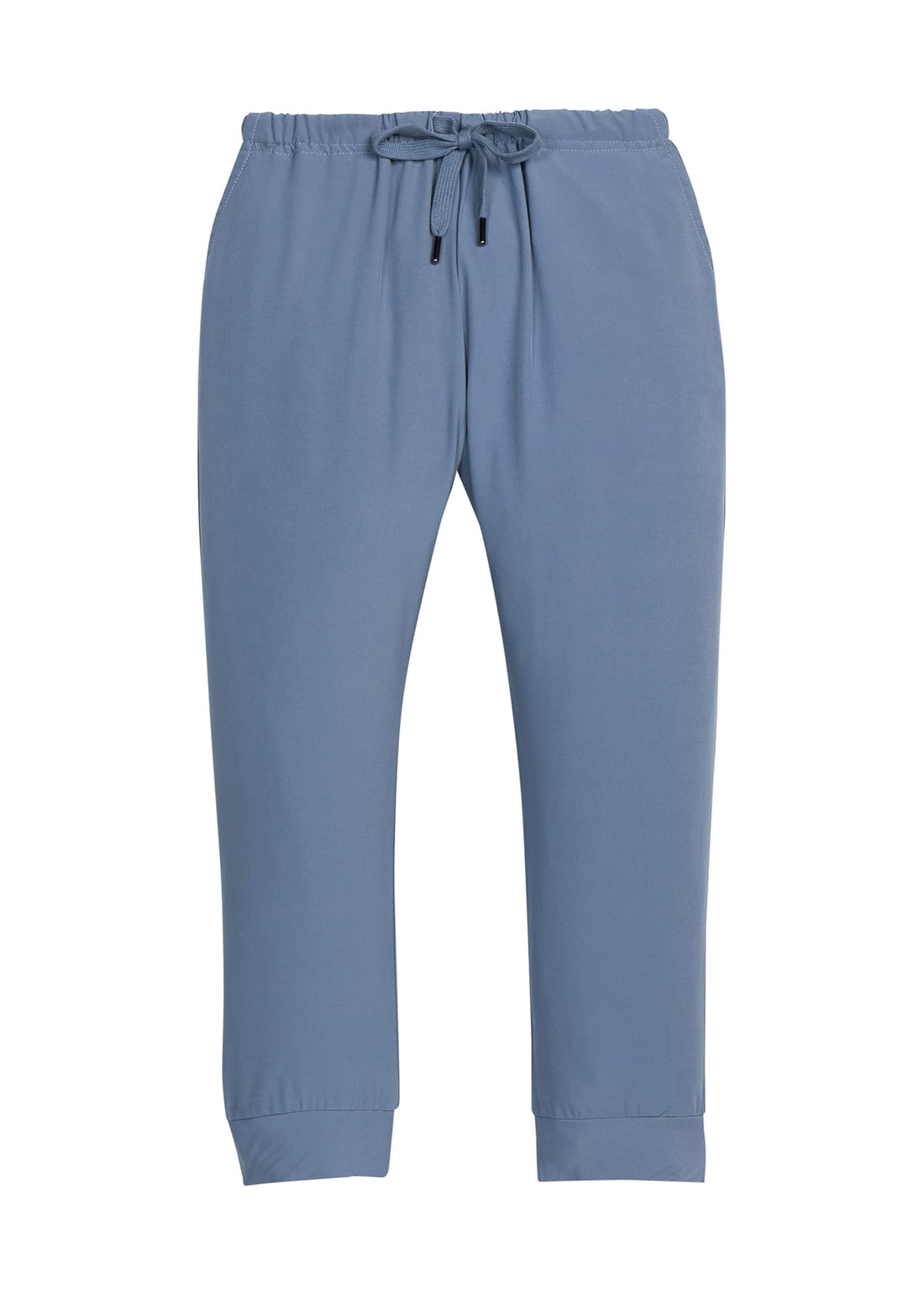 Little English classic sport pant in blue with a drawstring waist, performance jogger for little boys