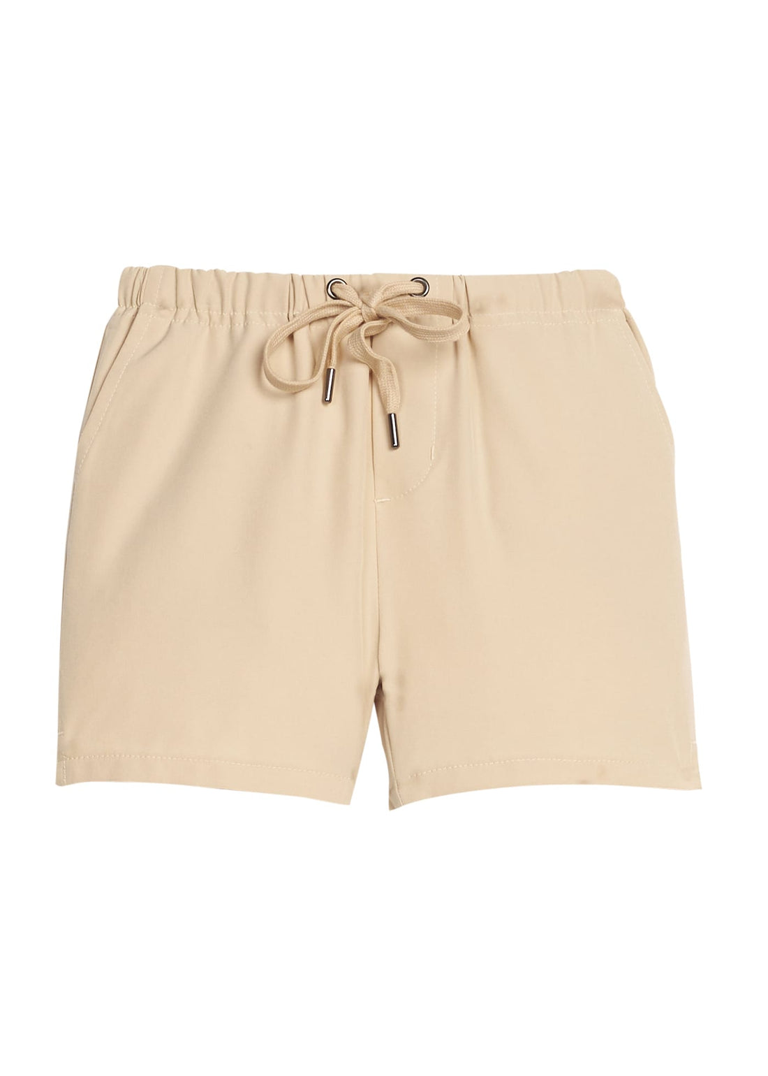 Little English classic sport short in khaki with a drawstring waist, performance shorts for little boys