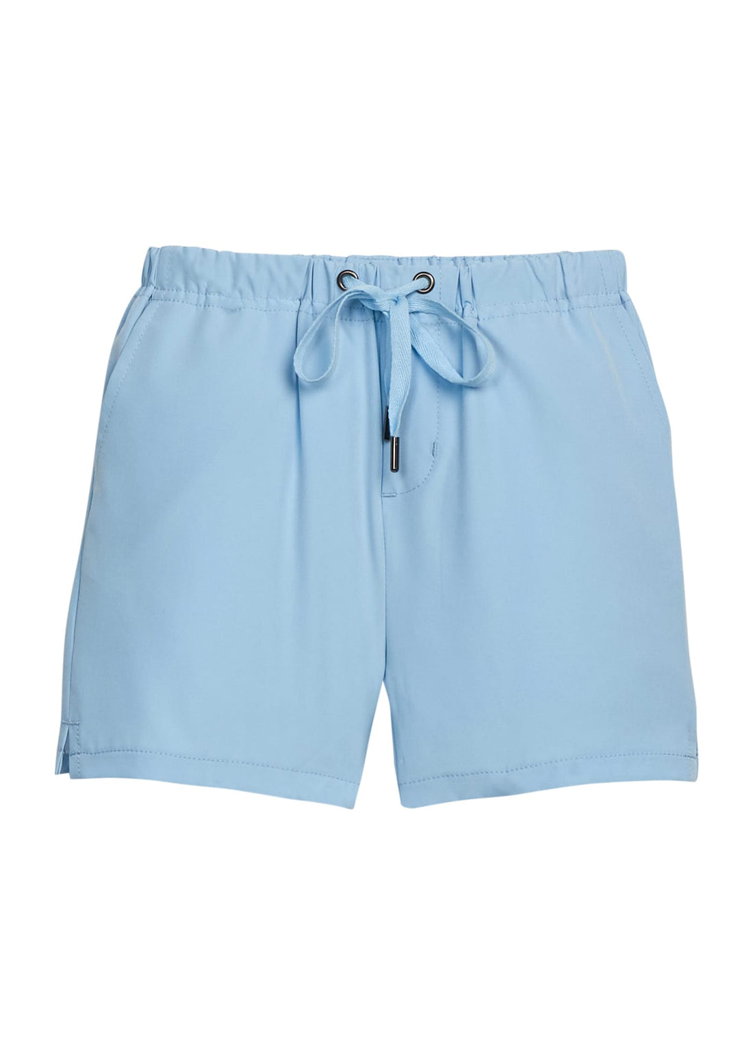 Little English classic sport short in blue with a drawstring waist, performance shorts for little boys