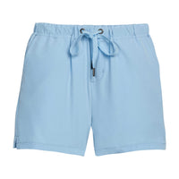 Little English classic sport short in blue with a drawstring waist, performance shorts for little boys
