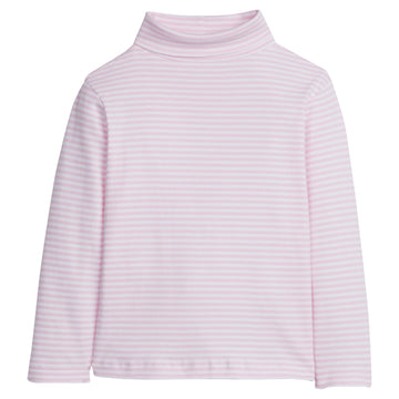 little english classic childrens clothing girls pink striped turtleneck
