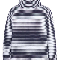 little english classic childrens clothing, navy blue striped turtleneck