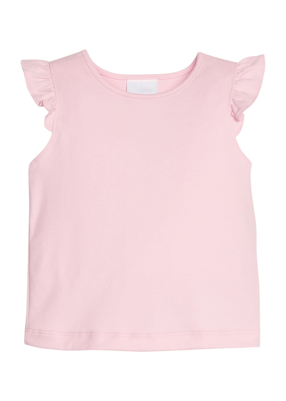 Little English classic tilly tank in light pink with flutter sleeves, for little girl 