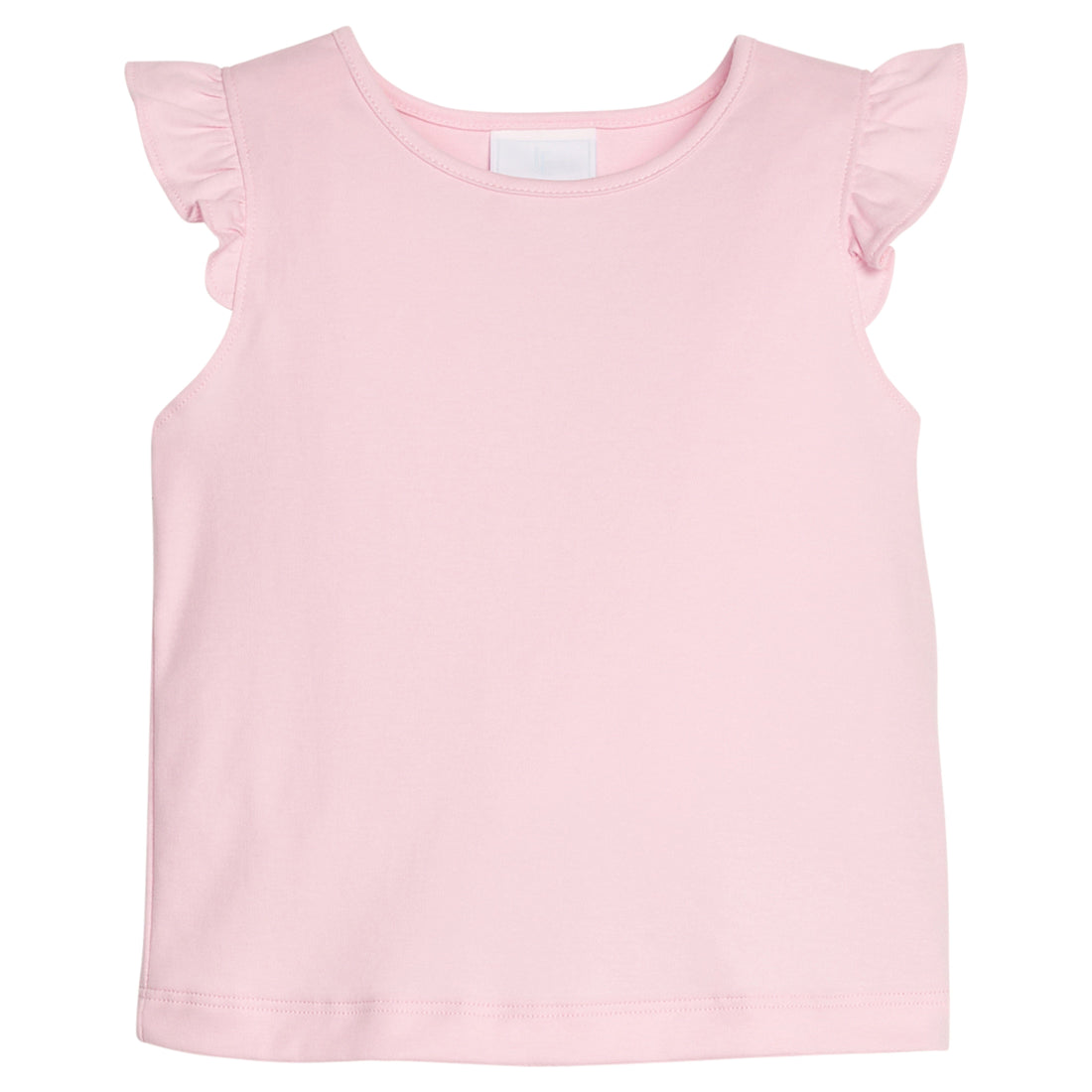 Little English classic tilly tank in light pink with flutter sleeves, for little girl 