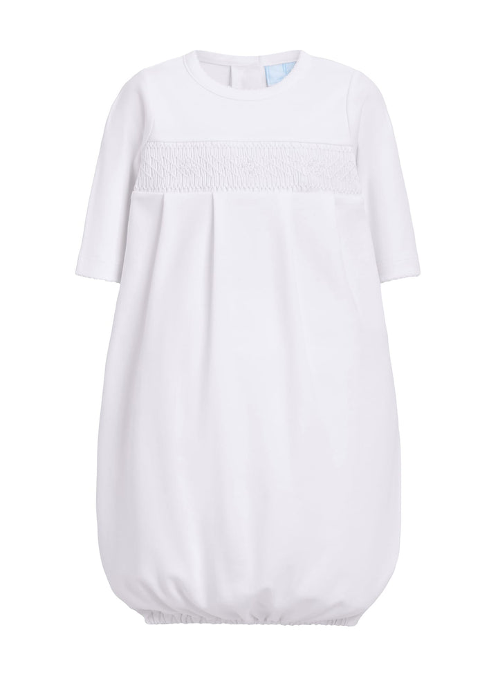 newborn white cotton dress Little English | Smocked Gown long formals Buy Melon by Pluss Size:pint (16 oz) This hand made newborn