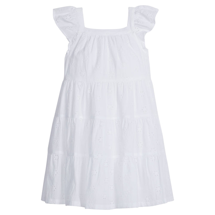 Little English | Girls Wilder Dress in White Eyelet | Little English 14 Little English | Girls Wilder Dress in White Eyelet | Little English 14