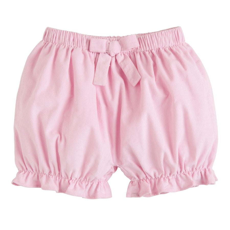 little english classic childrens clothing girls light pink corduroy bloomers with bow
