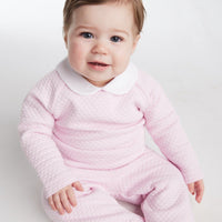 Quilted Pant Set - Light Pink