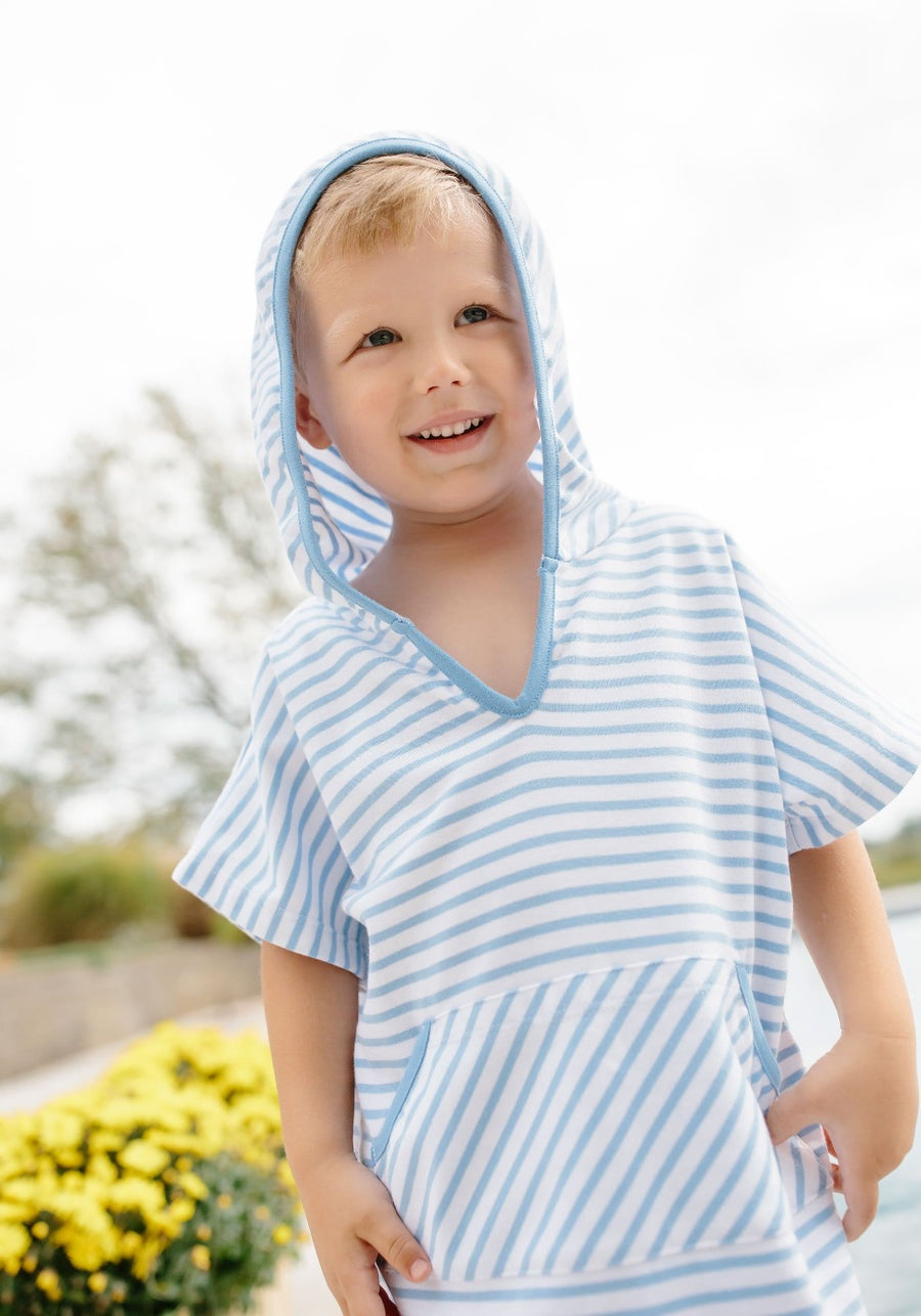 Boys Beach Popover - Light Blue, Little English, classic children's clothing, preppy children's clothing, traditional children's clothing, classic baby clothing, traditional baby clothing