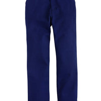 classic navy twill pant for boy with adjustable waist, Little English traditional boy's clothing