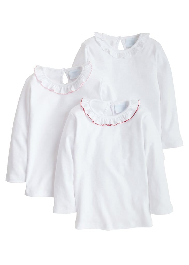 Caroline Knit Blouse - Red, Little English, classic children's clothing, preppy children's clothing, traditional children's clothing, classic baby clothing, traditional baby clothing