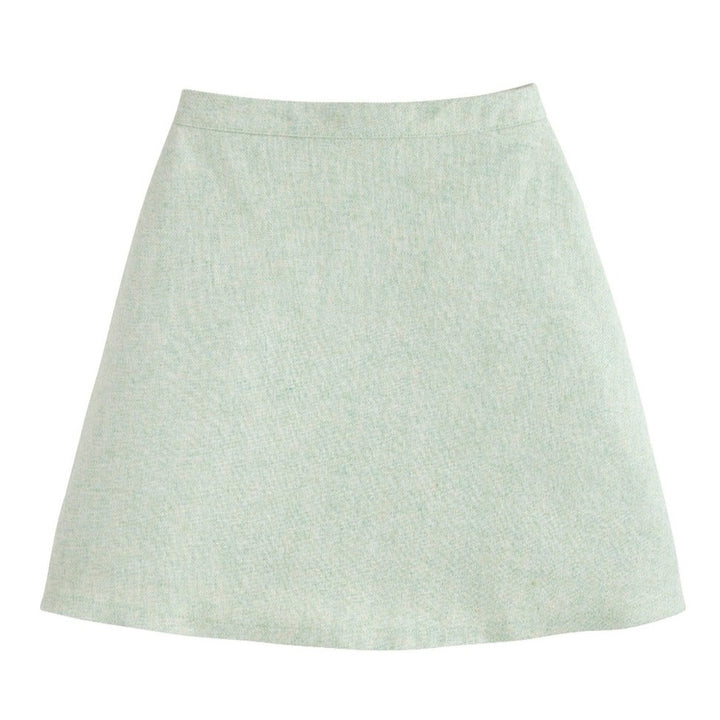 Little English girl's wool skirt, traditional circle skirt for fall