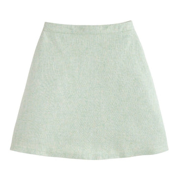 Little English girl's wool skirt, traditional circle skirt for fall