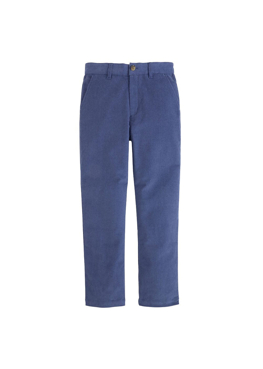 classic childrens clothing boys classic pant in gray blue colored corduroy 
