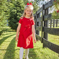 Little English traditional children's clothing, girl's classic holiday dress