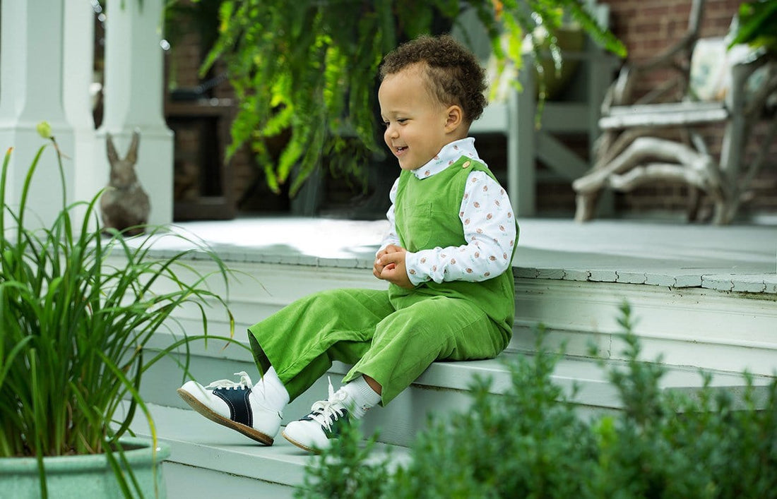 Sage Green Campbell Overall, Little English tradtional children&