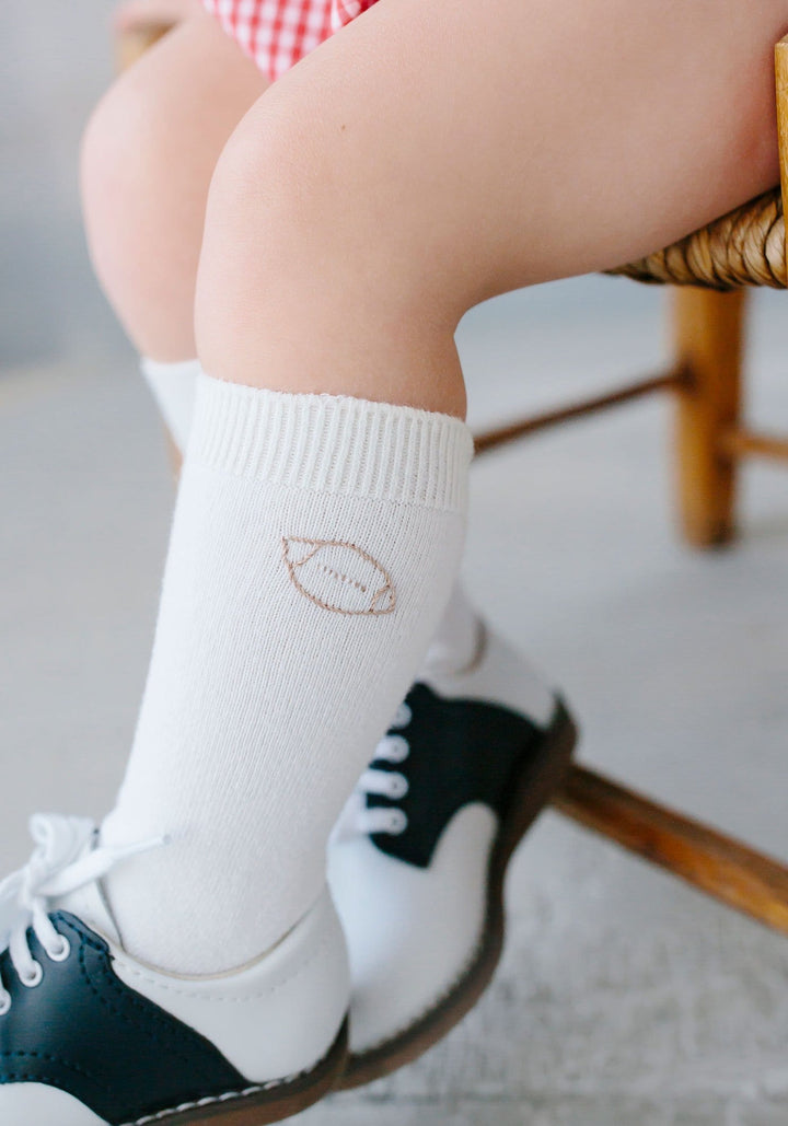 Knee Highs - Football, Little English, classic children's clothing, preppy children's clothing, traditional children's clothing, classic baby clothing, traditional baby clothing