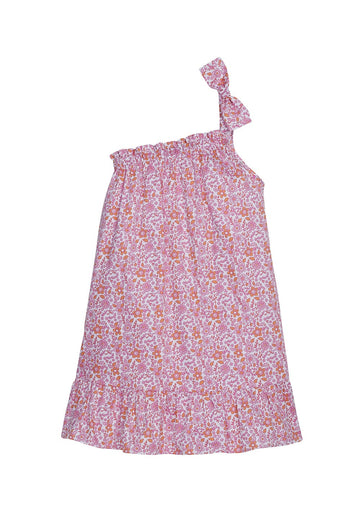 One-Shoulder-Kleid mit Schleife - Naples Floral