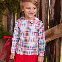 Banded Short - Red Corduroy, Little English, classic children's clothing, preppy children's clothing, traditional children's clothing, classic baby clothing, traditional baby clothing