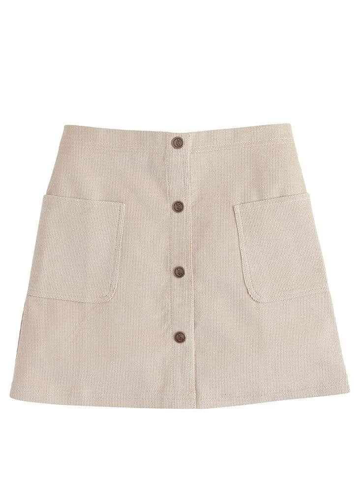 Little English classic children's clothing, girl's tween khaki skirt for school
