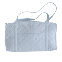 Quilted Luggage - Light Blue