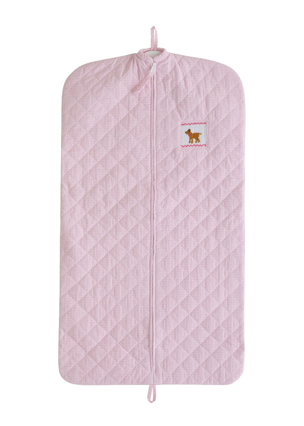 Little English classic children's luggage light pink lab garment