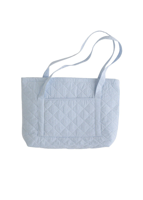 Little Boys Luggage Set - Quilted Light Blue