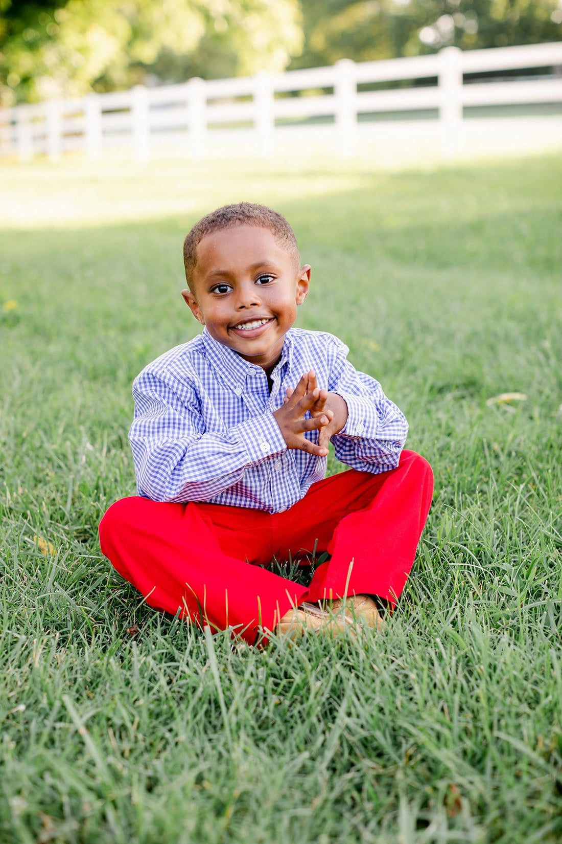 Red Corduroy Pull on Pant, Little English Traditional Children&
