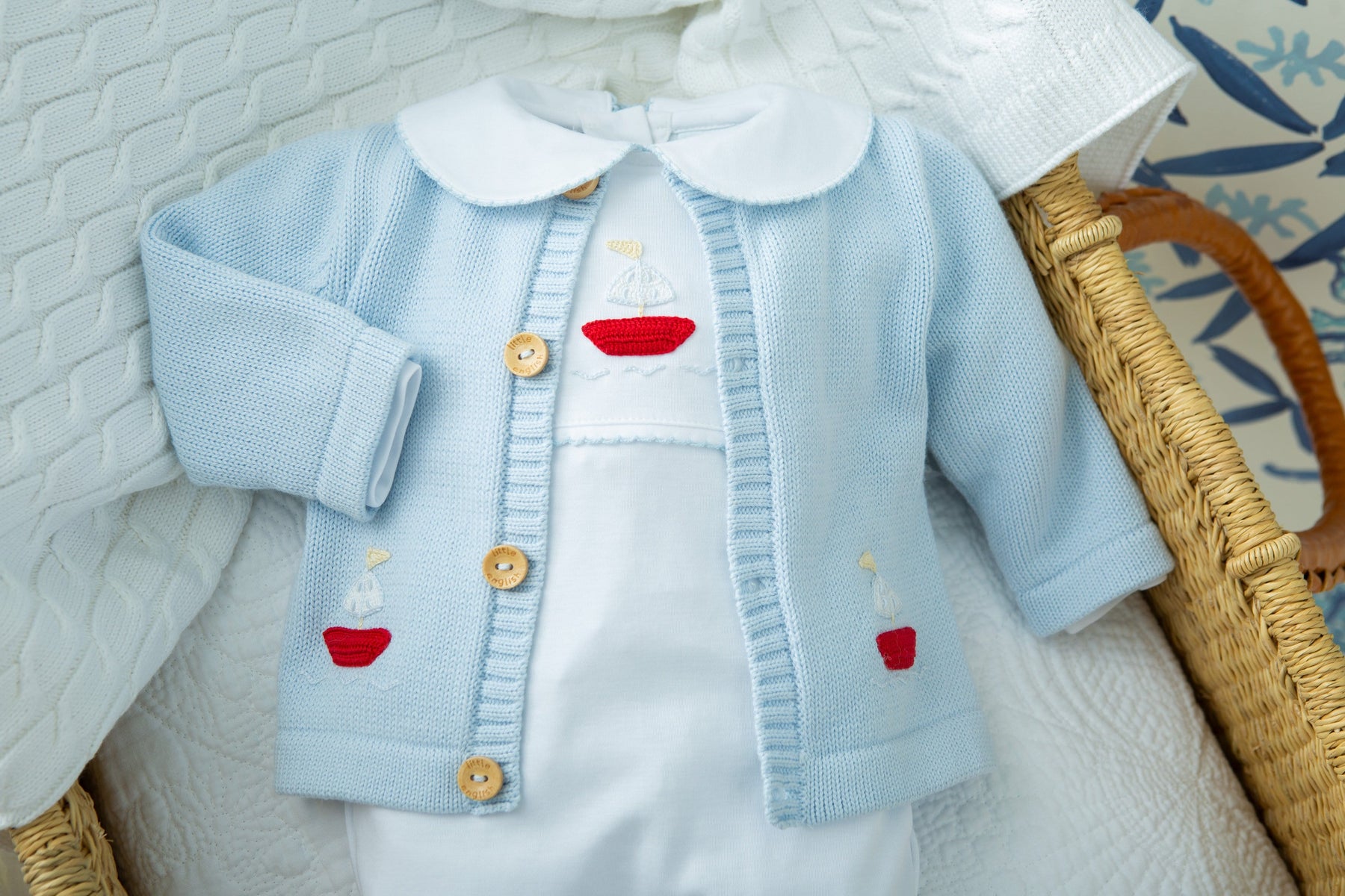 Boys Boutique Outfit Baby Boy Sailboat Set