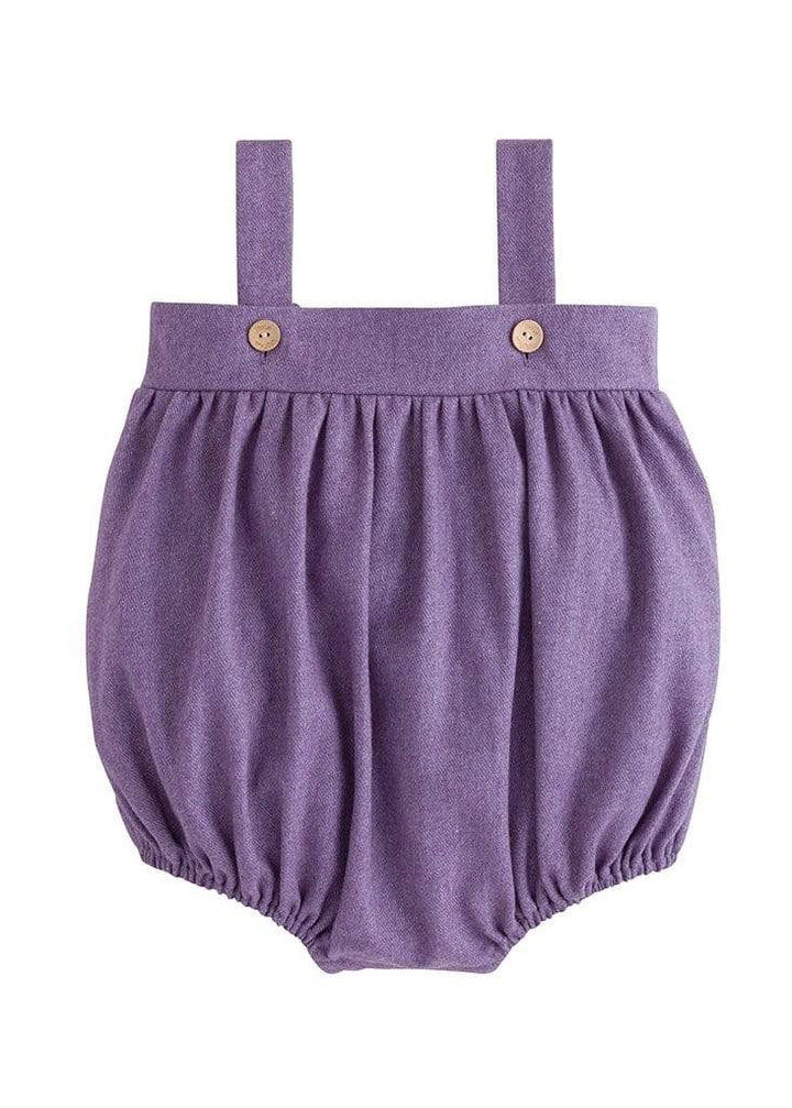 Little English traditional children's clothing, baby bubble for fall in purple wool