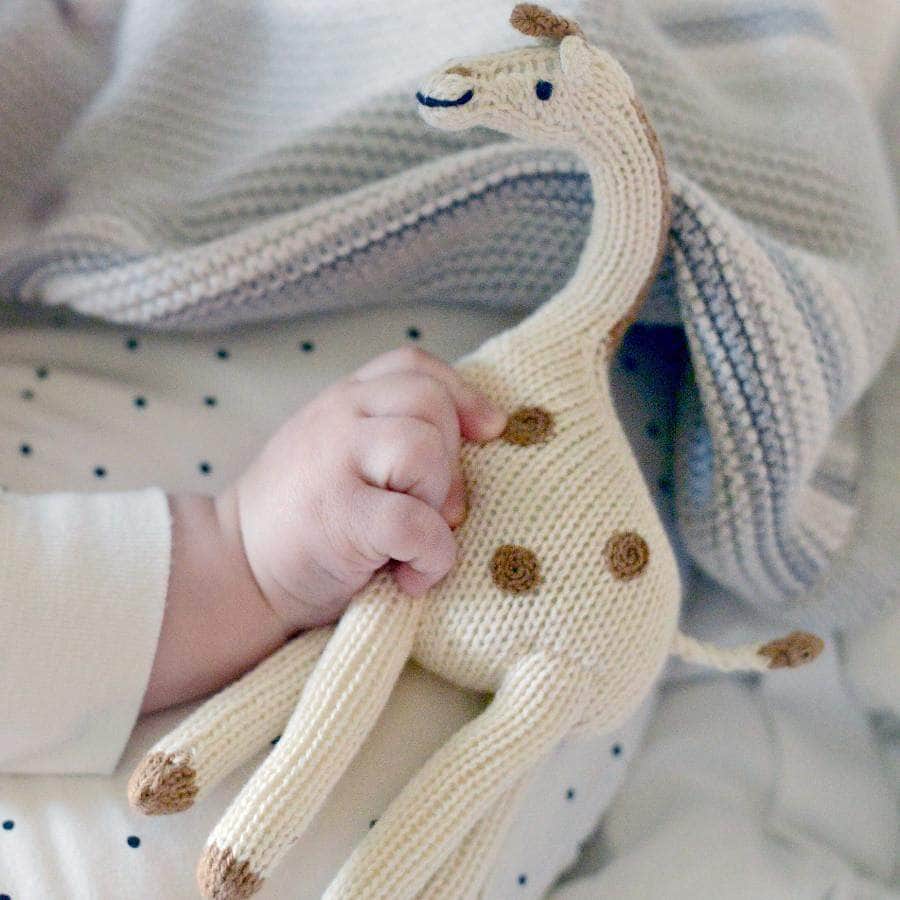Giraffen-Babyspielzeug - Bio-Rassel für Neugeborene