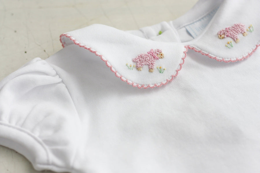 Sheep Pinpoint Blouse, Little English, classic children's clothing, preppy children's clothing, traditional children's clothing, classic baby clothing, traditional baby clothing